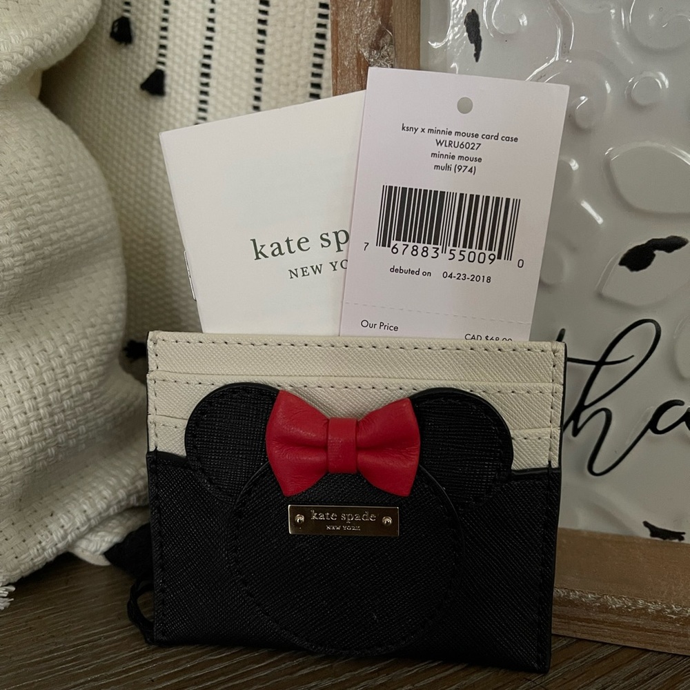 Kate Spade Minnie Mouse card holder